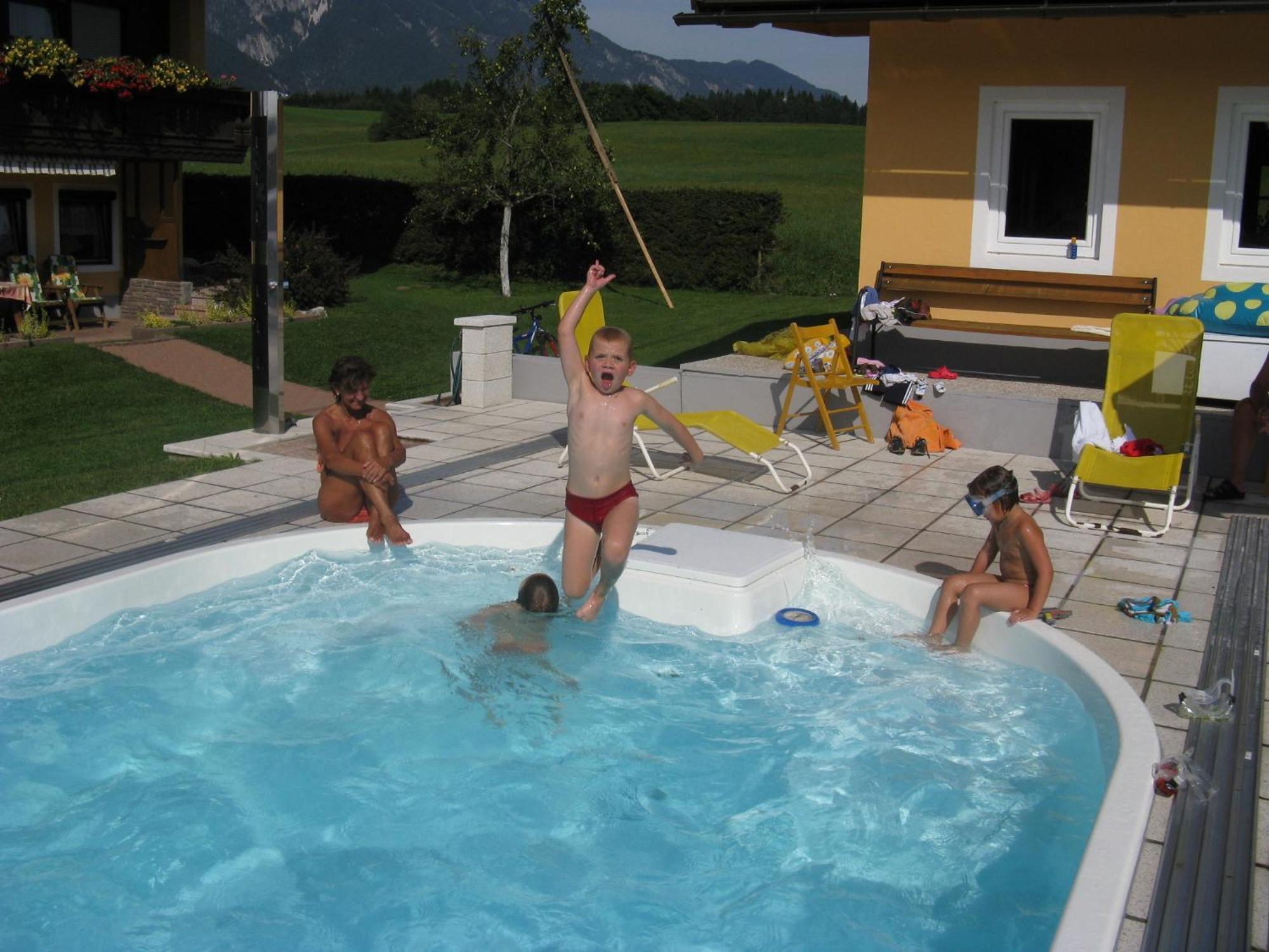 Ferienwohnung Alpenblick ヘルマゴル エクステリア 写真